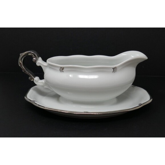 Plankenhammer Floss Bavaria Porcelain Gravy Boat -  Made In Germany RARE - Picture 3 of 7